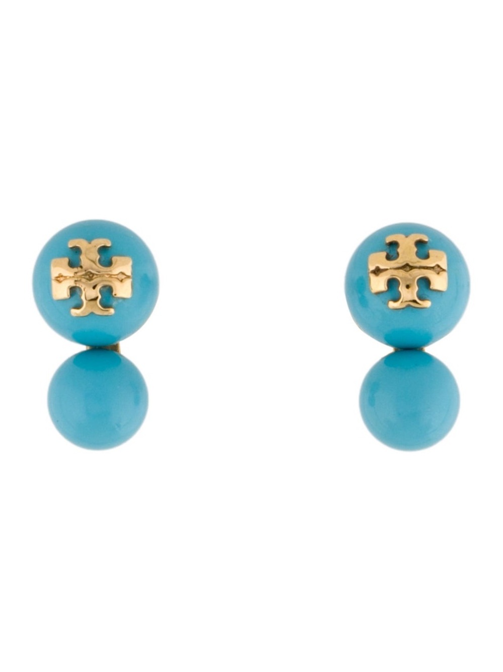 Tory Burch Resin Evie Earrings - Picture 1 of 2